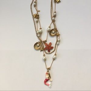 Betsey Johnson Mermaid Necklace